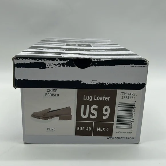 Dolce Vita Lug Loafer Women’s Shoes | US 9 / EUR 40 | Vegan Beige Dune Crisp NWT - Picture 11 of 11